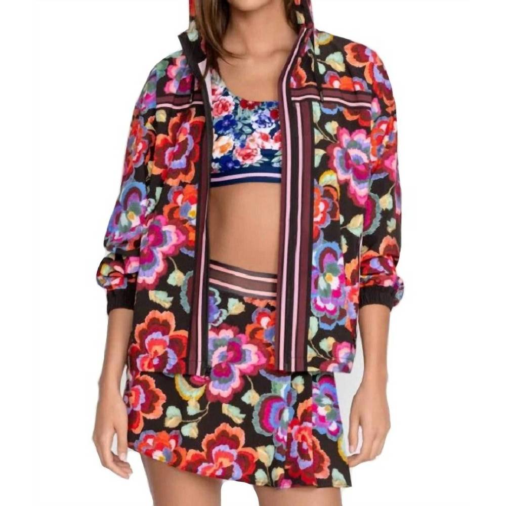 NEW JOHNNY WAS calanthe full zip jacket in multi